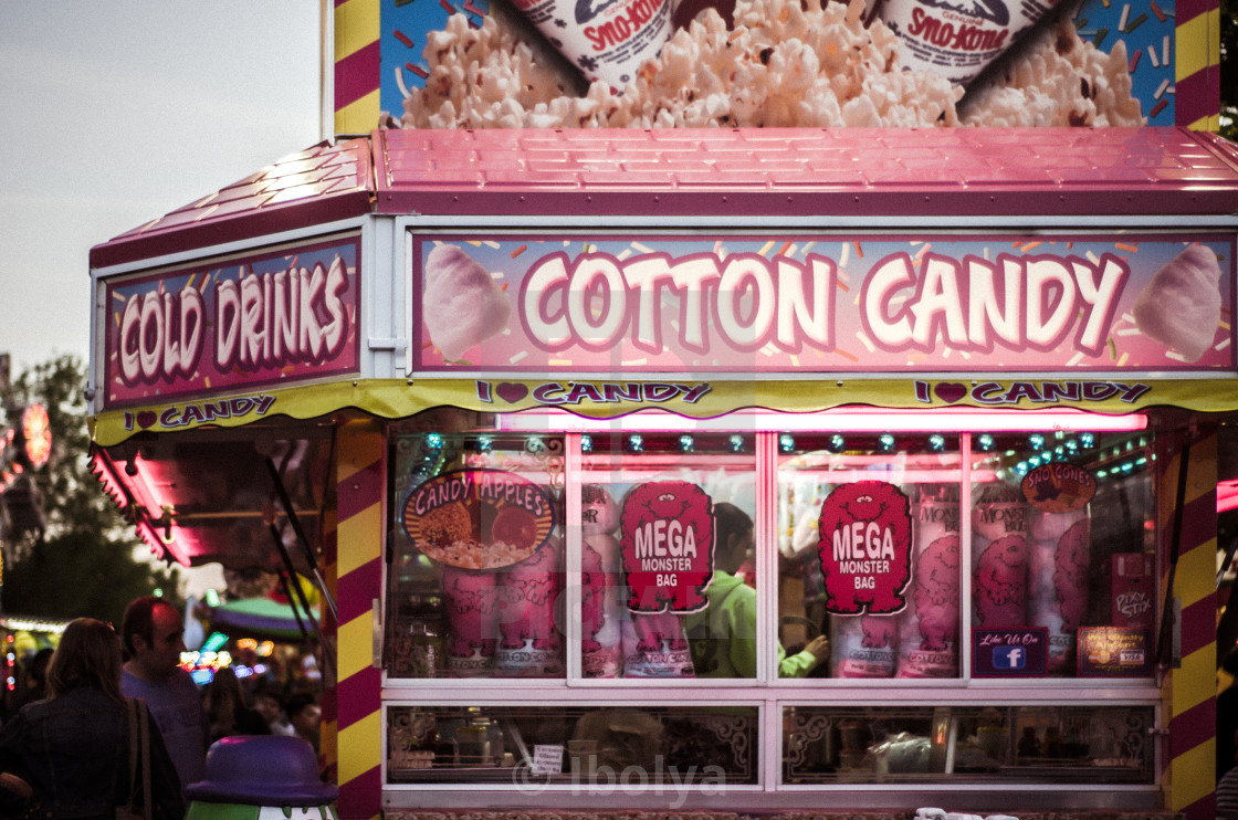 Cotton candy shop - License, download or print for £7.44 | Photos